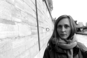 lea dumayet, artist photographic portrait, Paris album