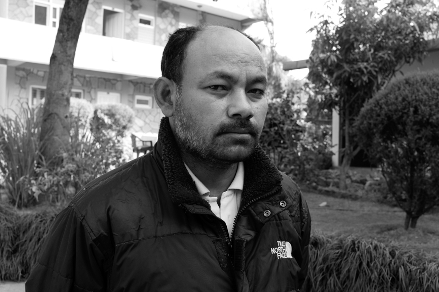 Mahendra Prasad Rajbhandari, artist photographic portrait, Nepal album