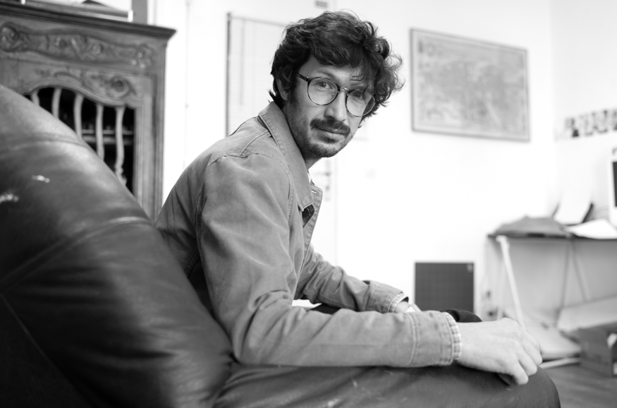 manuel wilson, artist photographic portrait, Paris album