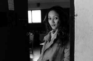 Meenaa Kayalka, artist photographic portrait, Nepal album