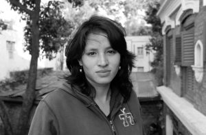 Muna Bhadel, artist photographic portrait, Nepal album