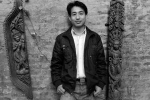 Naresh Prajapati, artist photographic portrait, Nepal album