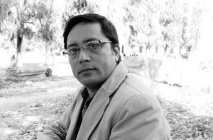 Om Khatri, artist photographic portrait, Nepal album