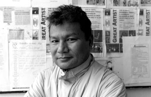 Padam Ghale, artist photographic portrait, Nepal album