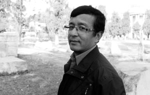 Pancha Ratna Dangol, artist photographic portrait, Nepal album