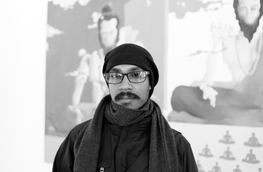 Prabin Shrestha, artist photographic portrait, Nepal album