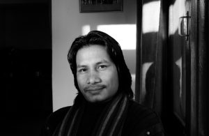 Rajendra Kawar, artist photographic portrait, Nepal album