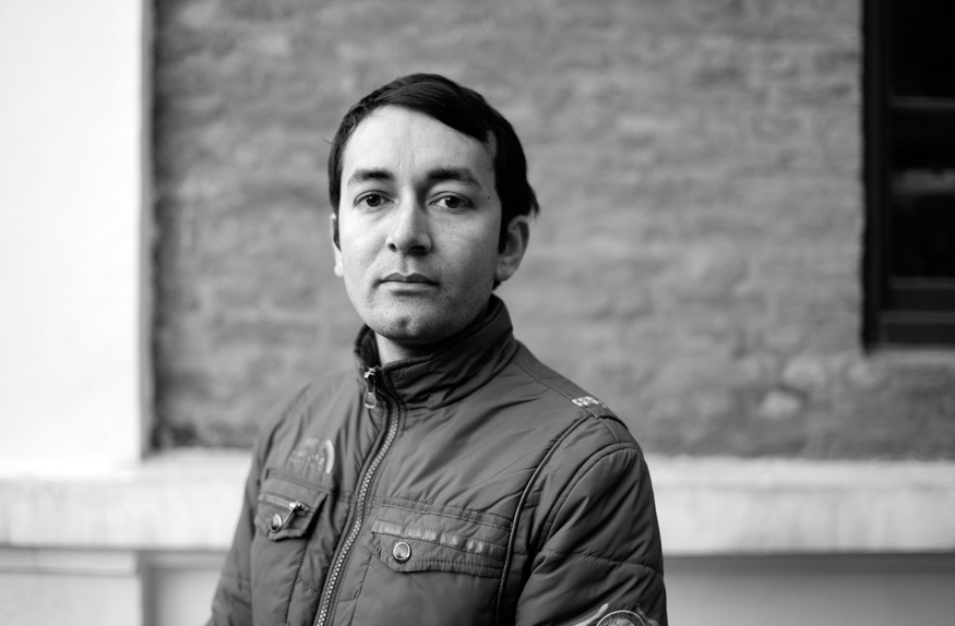 Ram Krishna Thapa, artist photographic portrait, Nepal album