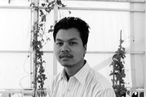 Ritesh Shahi, artist photographic portrait, Nepal album