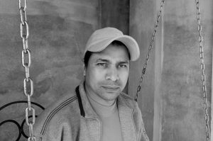 Rusam Amatya, artist photographic portrait, Nepal album