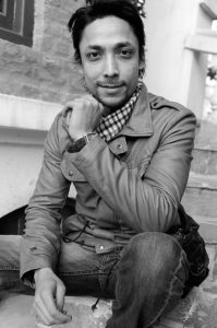 Samundra Man Singh Shrestha, artist photographic portrait, Nepal album