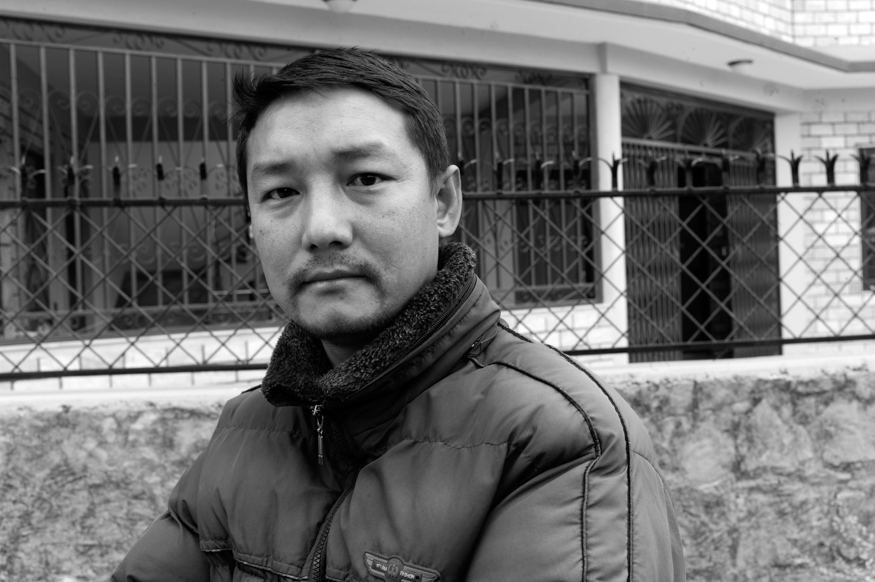 Sanjay Gurung, artist photographic portrait, Nepal album