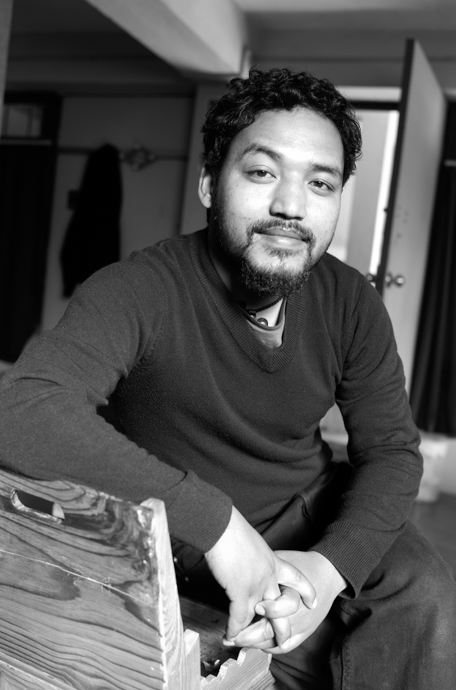 Sanjeet Maharjan, artist photographic portrait, Nepal album