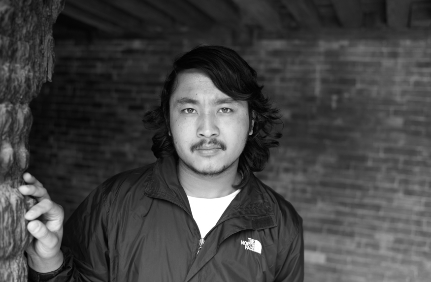 Sanjeev Maharjan, artist photographic portrait, Nepal album