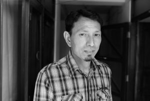 Santa Hitang, artist photographic portrait, Nepal album