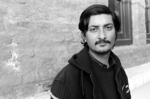 Santosh Sigdel, artist photographic portrait, Nepal album