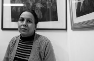 Seema Shah, artist photographic portrait, Nepal album