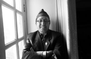 Shanta Kumar Rai, artist photographic portrait, Nepal album