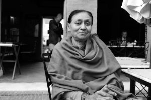 Sharada Chitrakar, artist photographic portrait, Nepal album