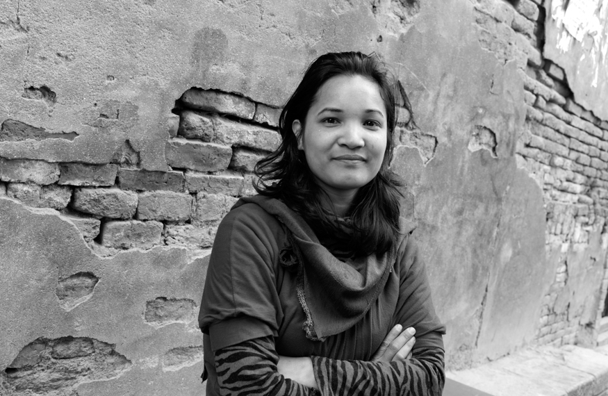 Sharada Devi Vaidya, artist photographic portrait, Nepal album