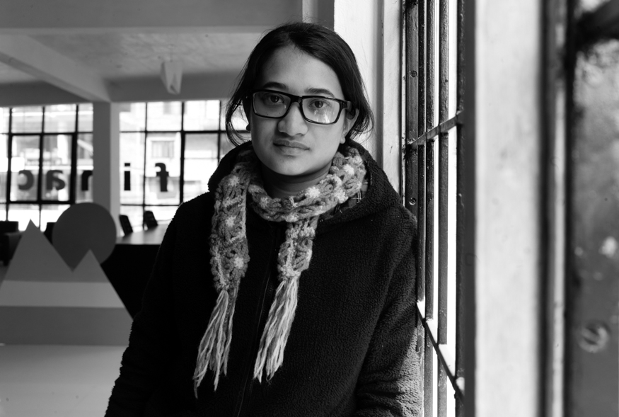 Shraddha Shrestha, artist photographic portrait, Nepal album