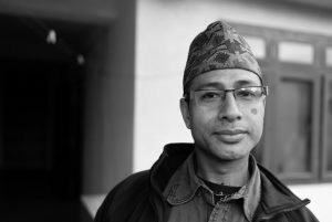 Shuba Ratna Bajracharya, artist photographic portrait, Nepal album