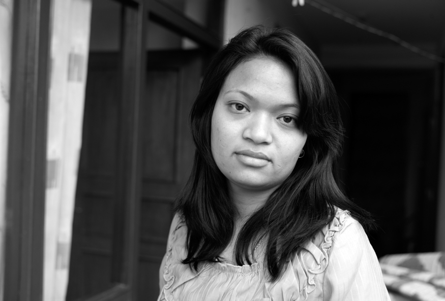 Soni Shakya, artist photographic portrait, Nepal album