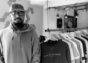 Subin Shakya, artist photographic portrait, Nepal album