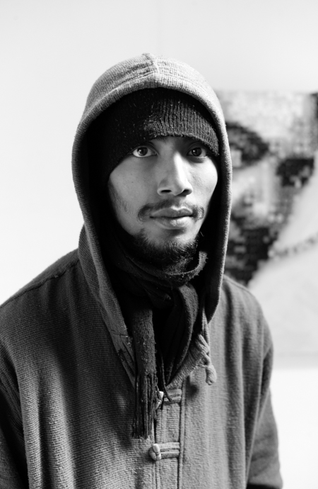 Sudeep Balla, artist photographic portrait, Nepal album