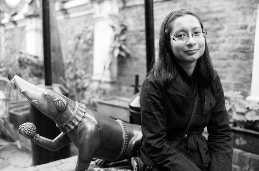 Supriya Manandhar, artist photographic portrait, Nepal album