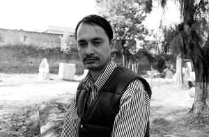 Tara Prasad Ojha, artist photographic portrait, Nepal album