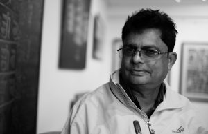 Uma Shankar Shah, artist photographic portrait, Nepal album