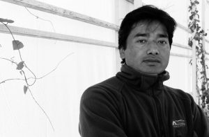 Umesh Shrestha, artist photographic portrait, Nepal album