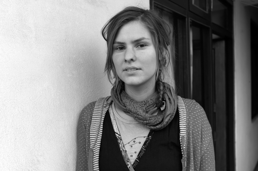 Wies Olde Riekerink, artist photographic portrait, Nepal album