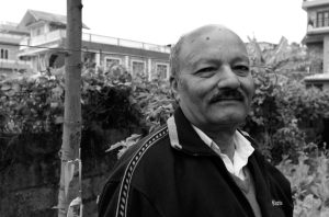 Yadab Chandra Bhurtel, artist photographic portrait, Nepal album