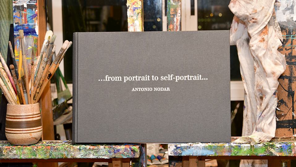 from portrait to self-portrait Vol1 Book housing the first 242 artists.